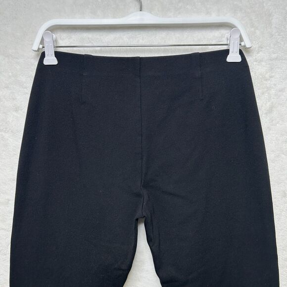 EILEEN FISHER Pull On Stretchy Mid Rise Knit Slacks Career Travel Black Sz S - Picture 5 of 8